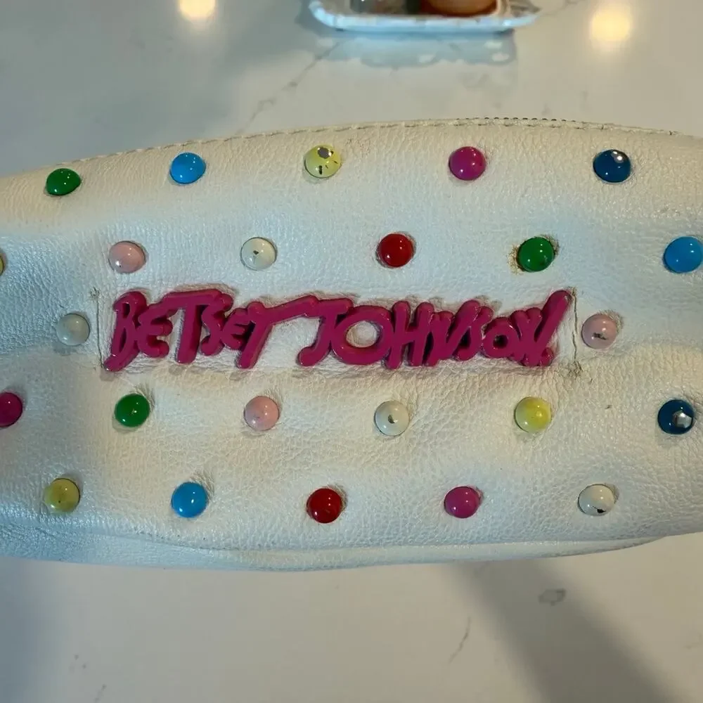 Betsey Johnson Sprinkle Pencil Pouch / Cosmetic Bag